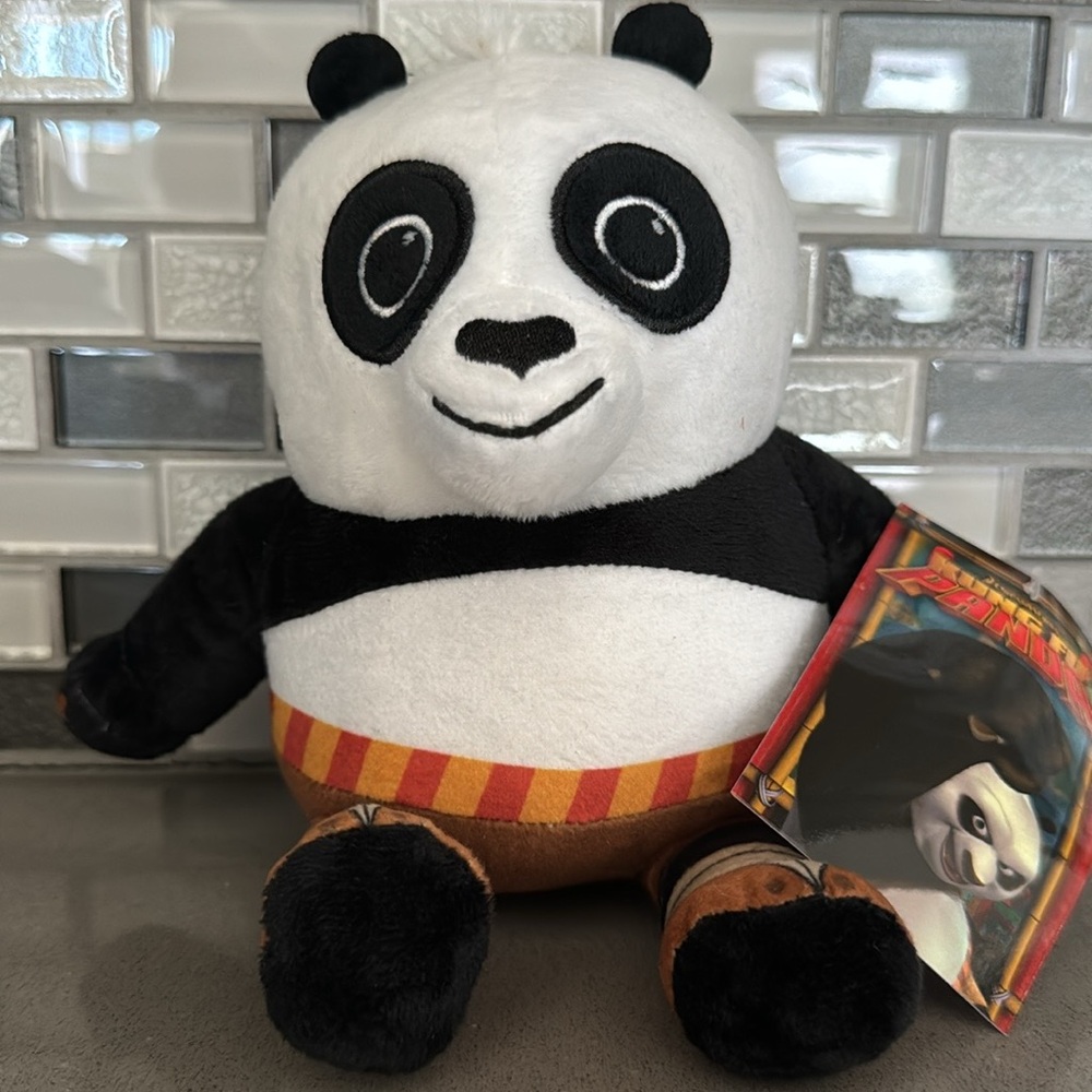 Kung Fu Panda PO TIGRESS SHIFU Sitting Plush Set Of 3 / DreamWorks / BRAND NEW - Picture 12 of 16